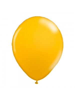 Balão Látex Liso Amarelo Forte